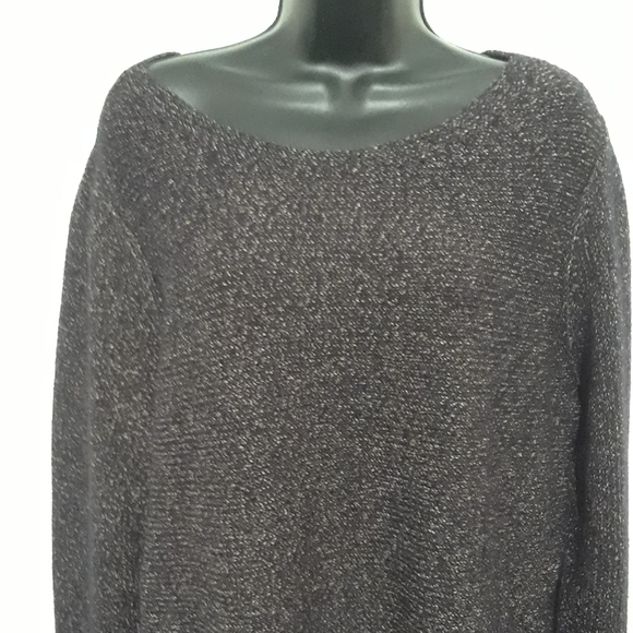 Eileen Fisher Women Bateau Neck Top Sweater - Picture 5 of 8